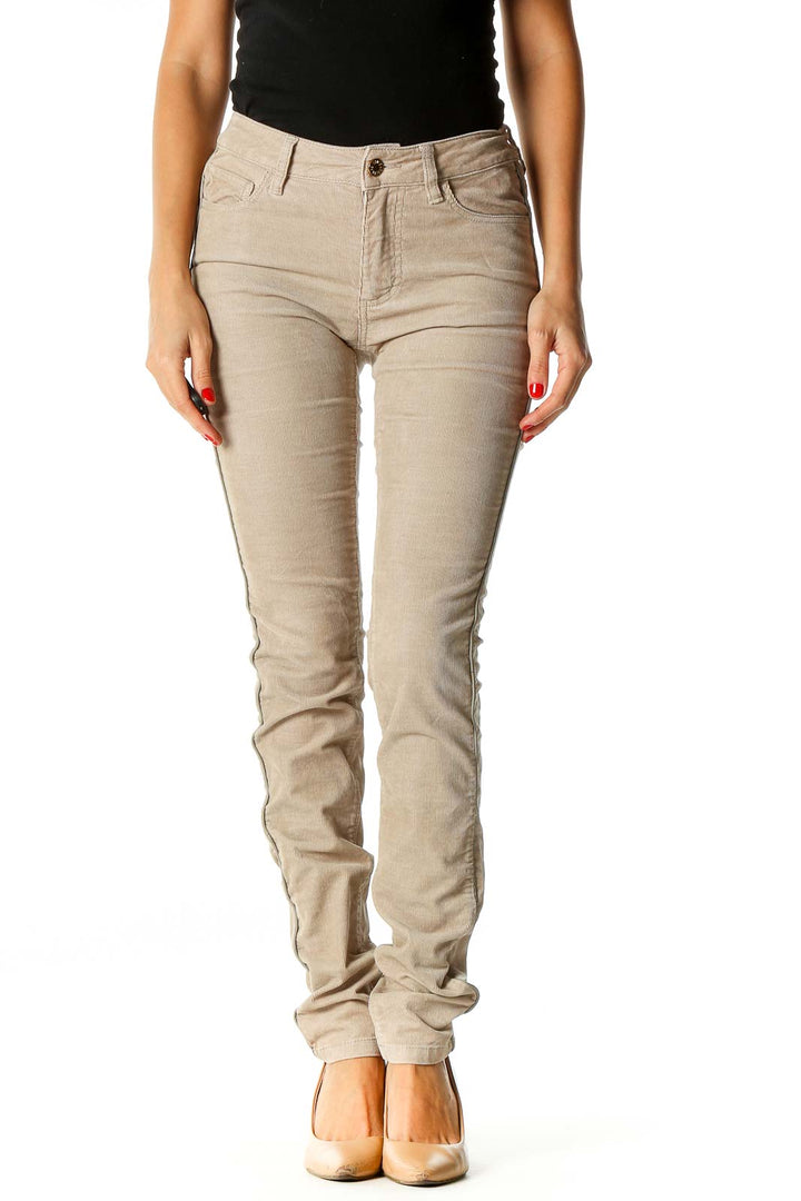 Beige Skinny Jeans