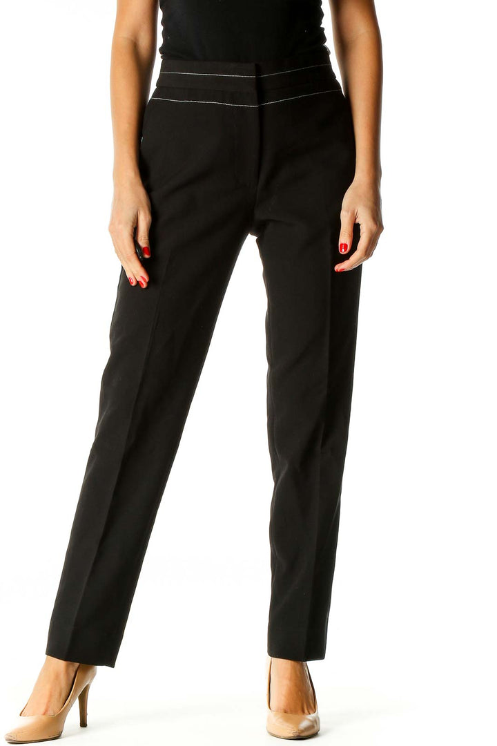 Black All Day Wear Trousers