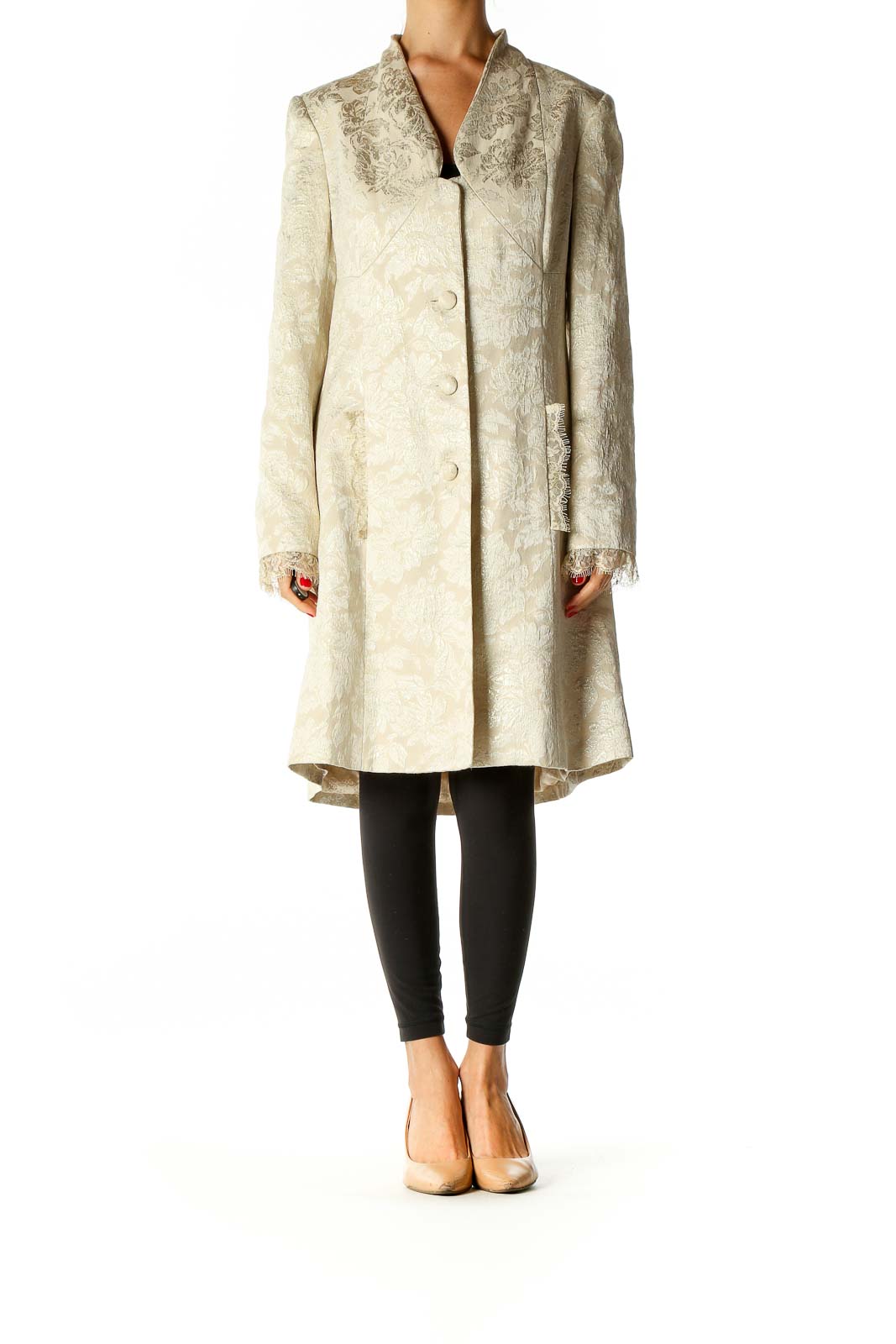 Beige Overcoat