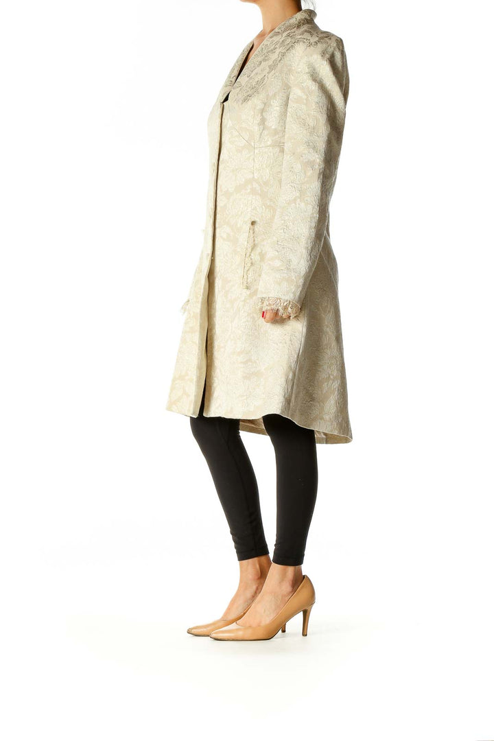 Beige Overcoat