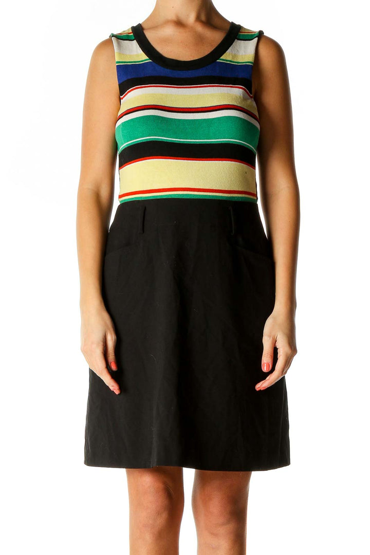 Black Striped Dress