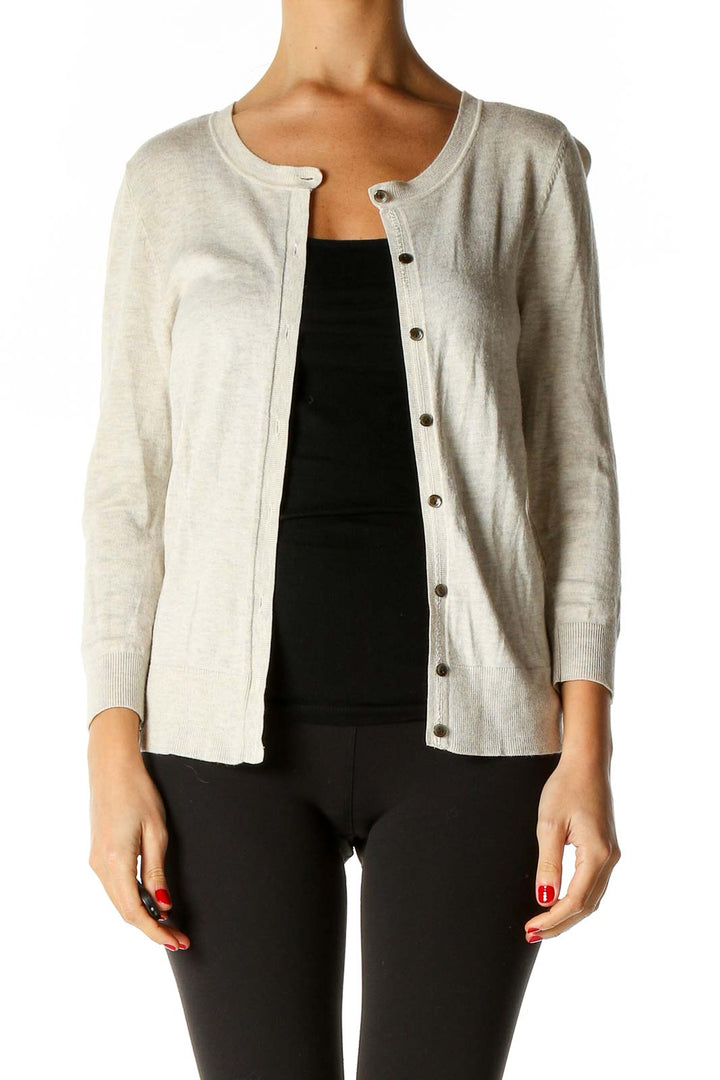 Beige Cardigan