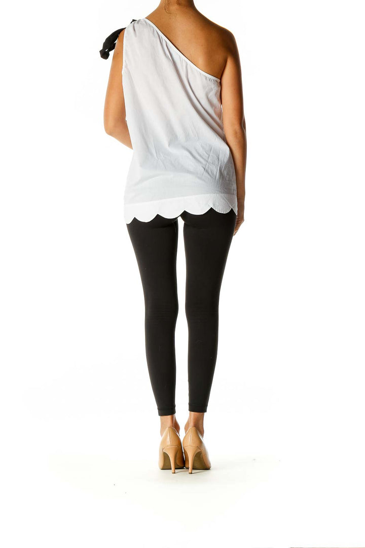 White Solid All Day Wear Blouse