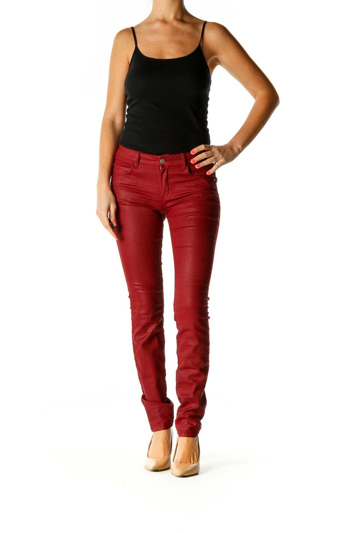 Red Skinny Jeans