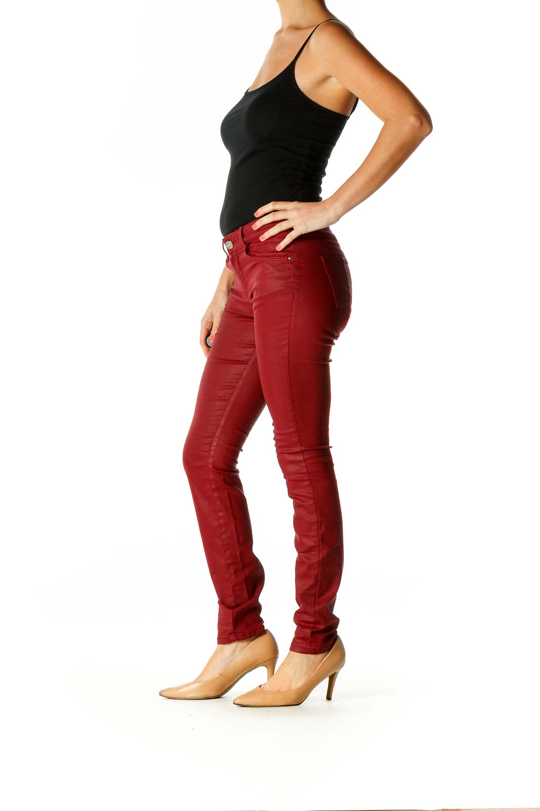 Red Skinny Jeans