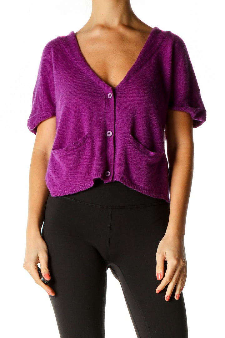 Purple Cardigan