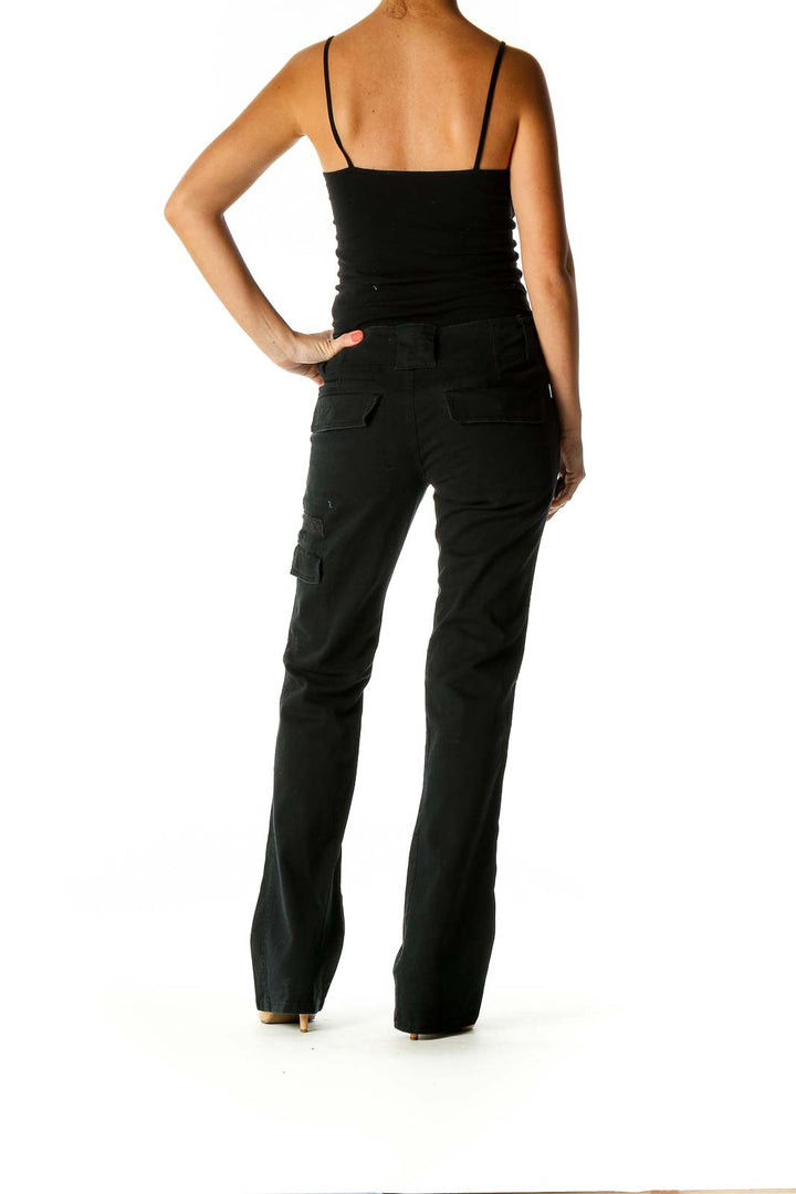 Black Straight Leg Jeans