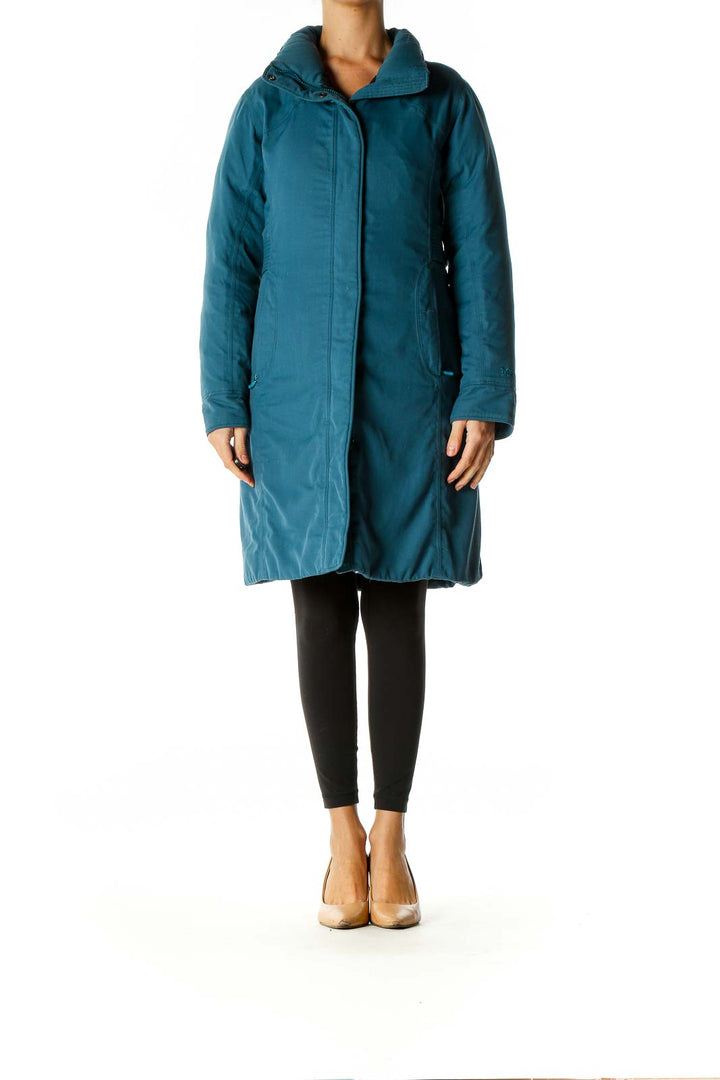 Blue Puffer Coat