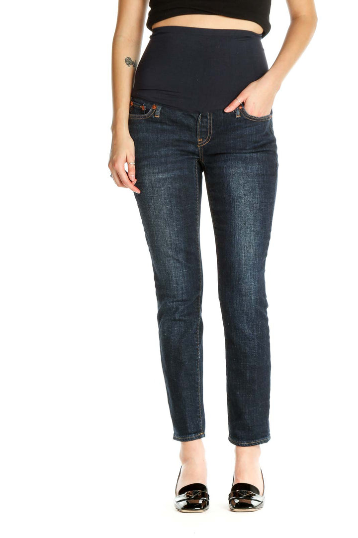 Blue Maternity Jeans