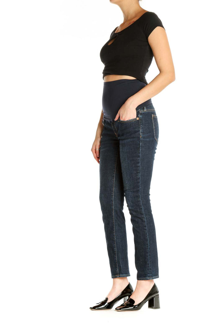 Blue Maternity Jeans