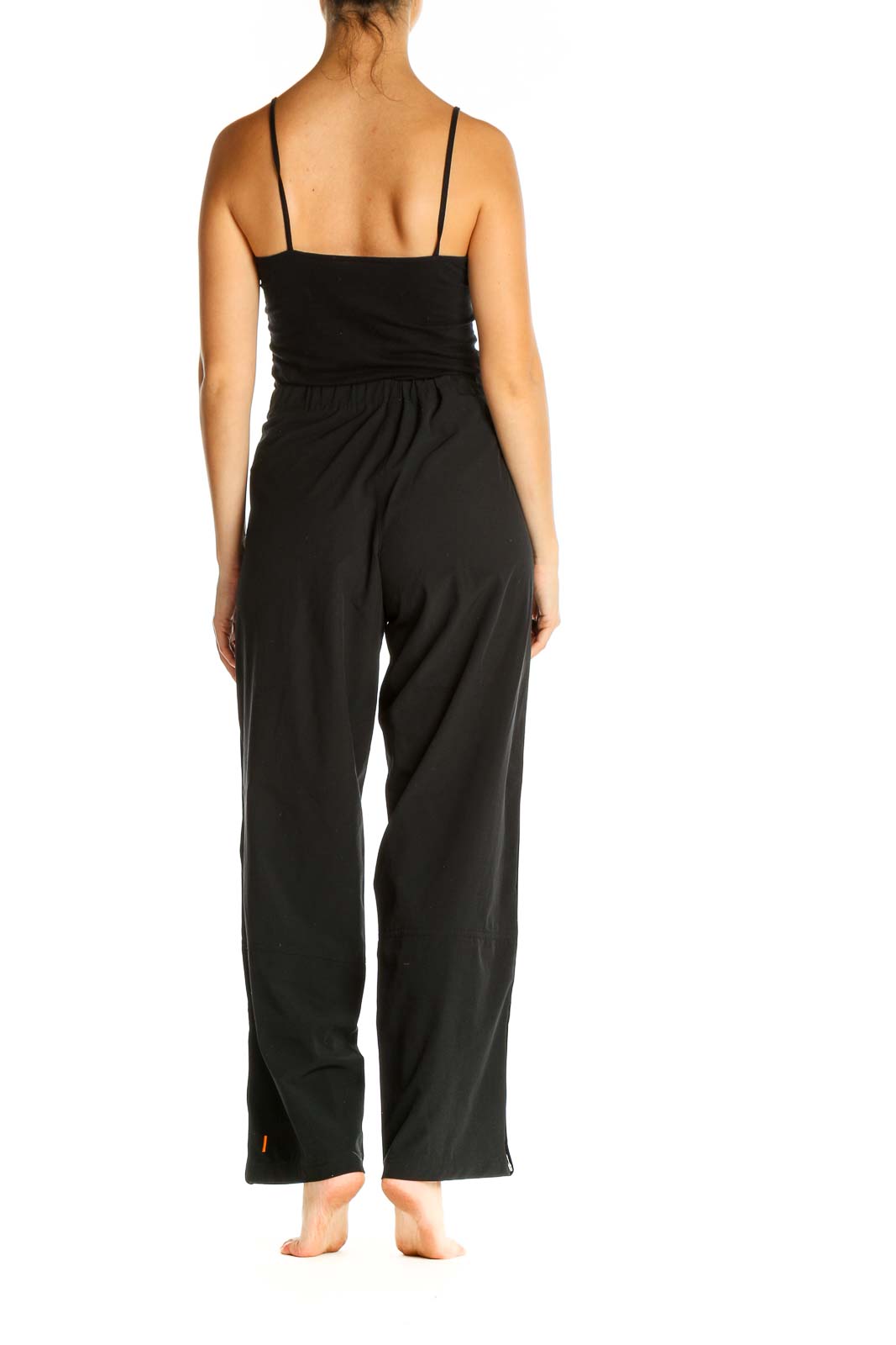 Black Solid Casual Trousers