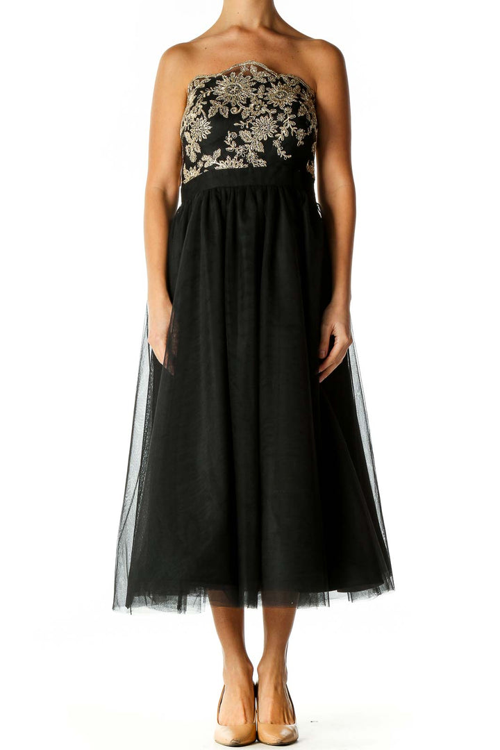 Black Chic Semiformal Dress