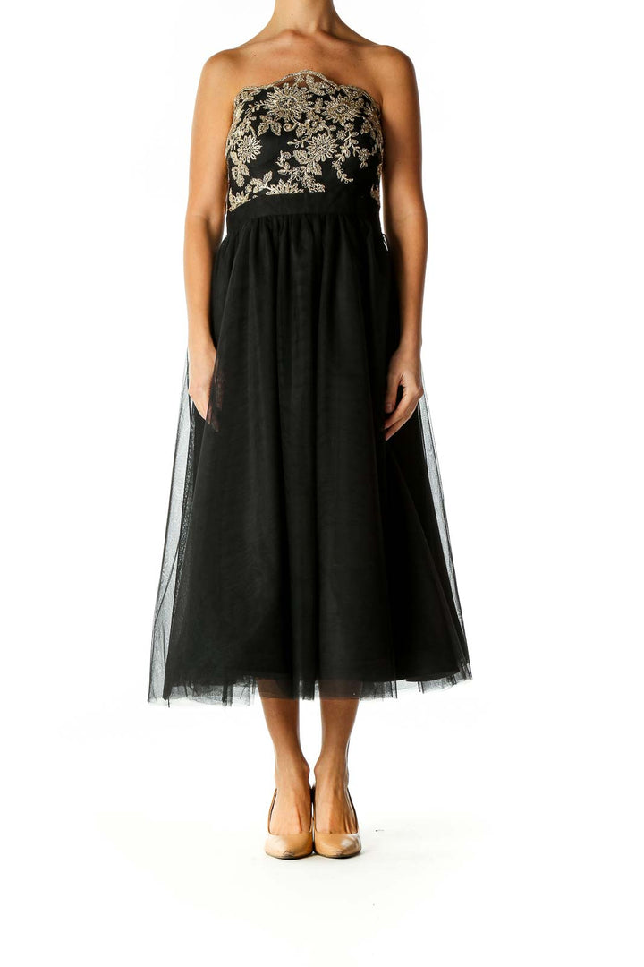 Black Chic Semiformal Dress