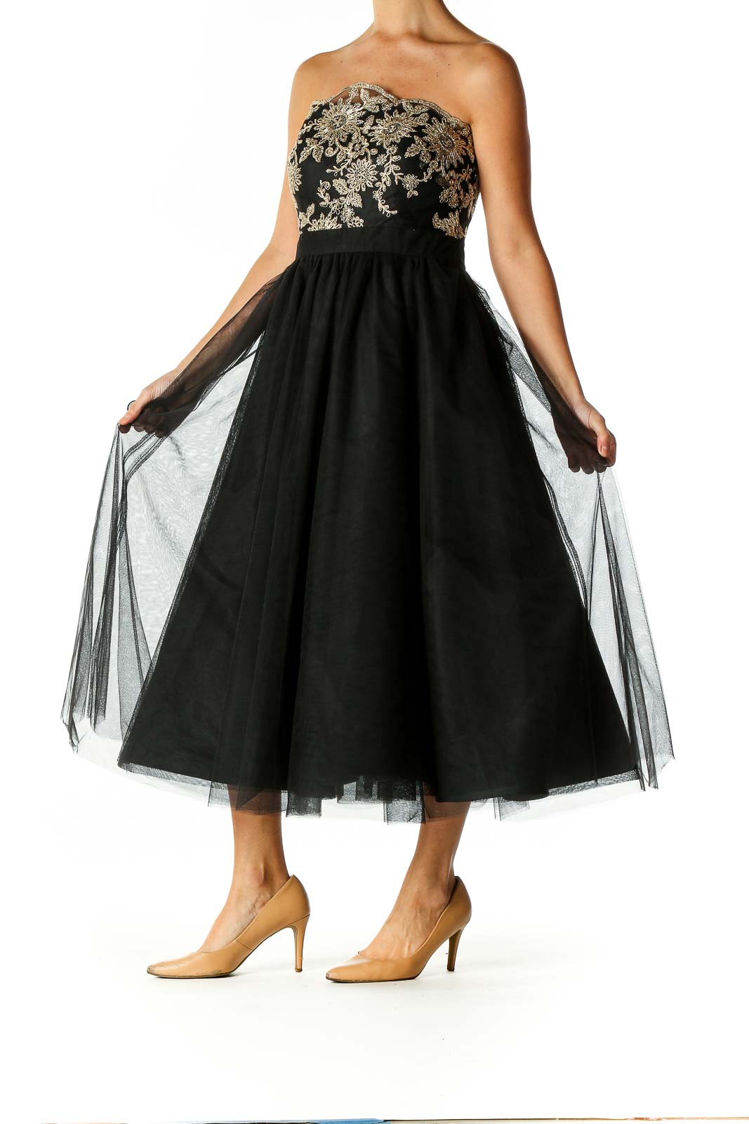 Black Chic Semiformal Dress