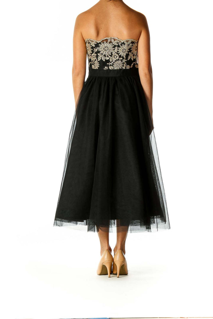 Black Chic Semiformal Dress