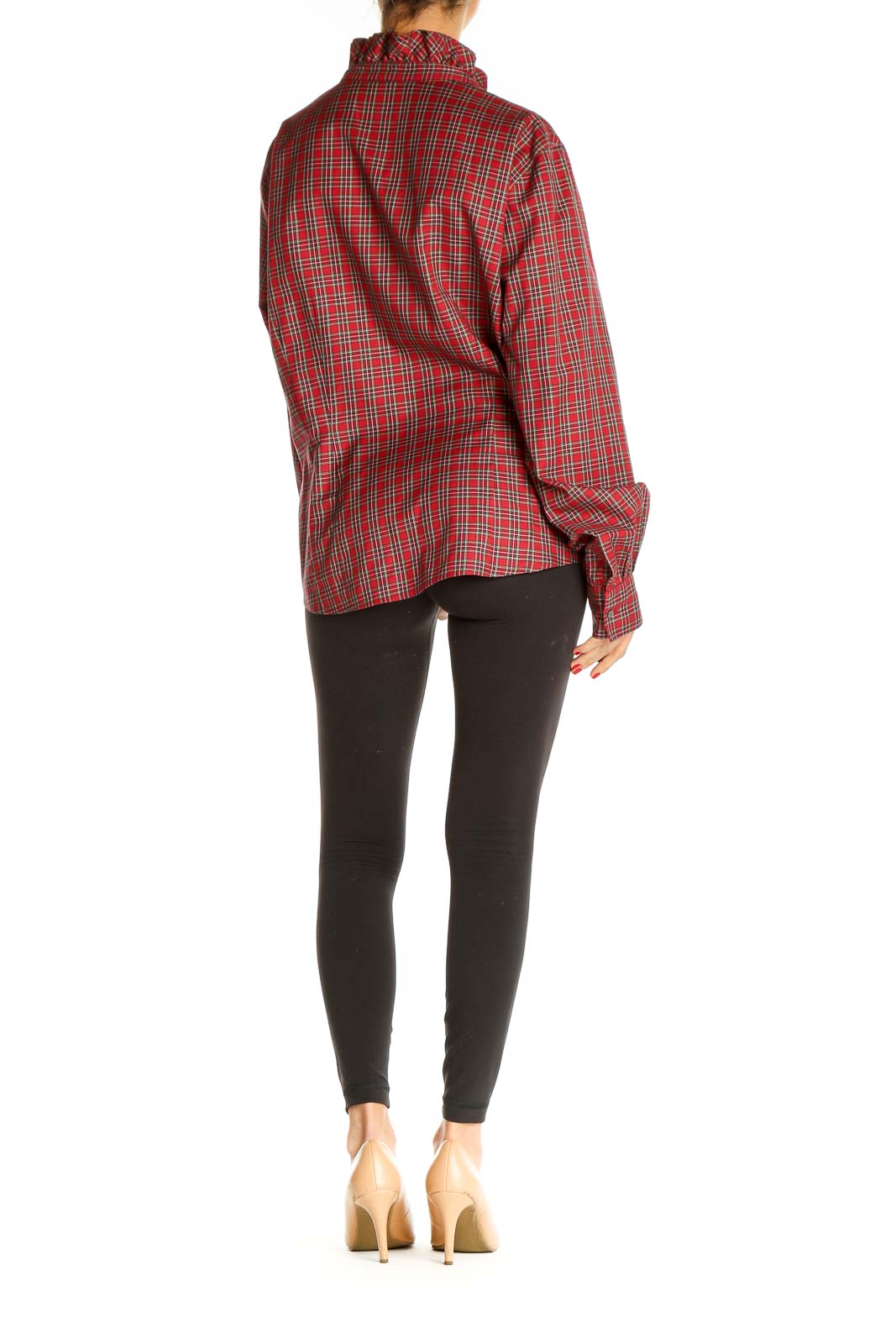 Red Checkered All Day Wear Shirt