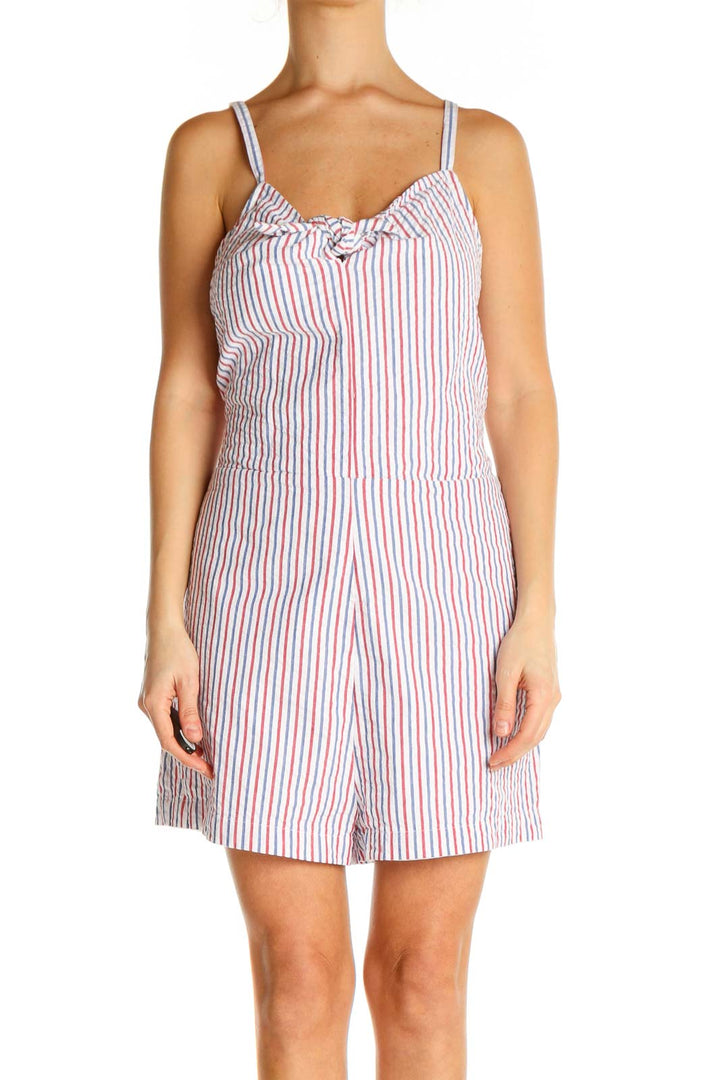 Blue Striped Romper