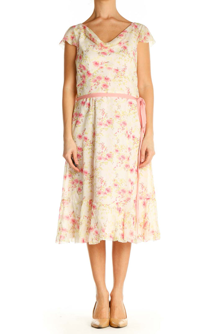 Pink Floral Day Dress