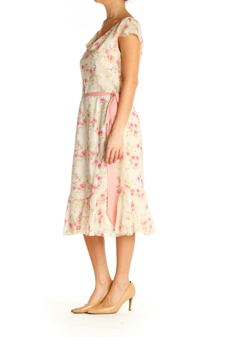 Pink Floral Day Dress