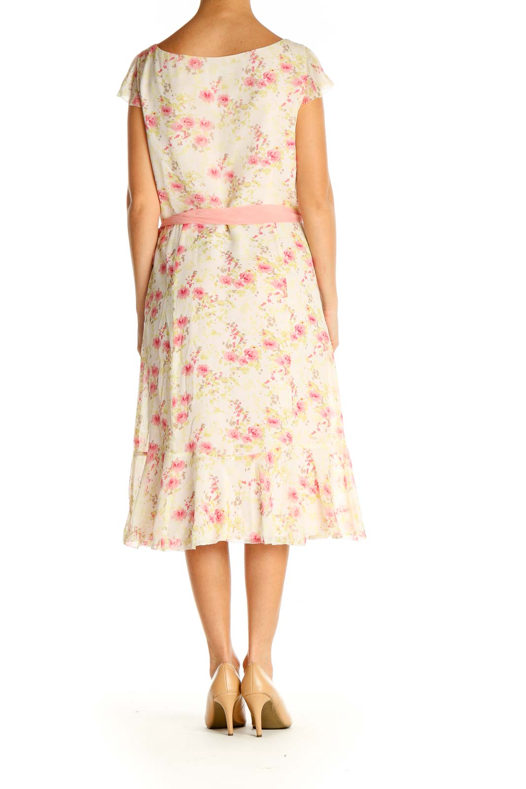 Pink Floral Day Dress