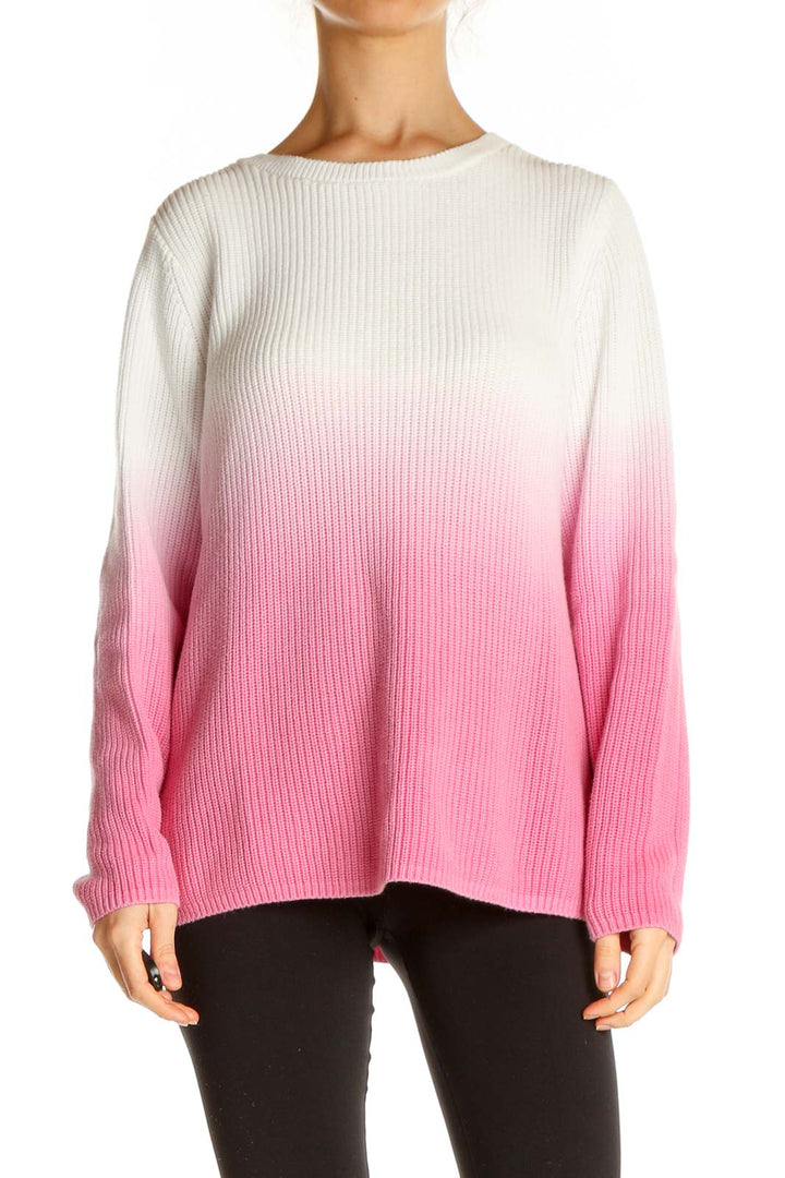 Pink Tie And Dye All Day Wear Sweater