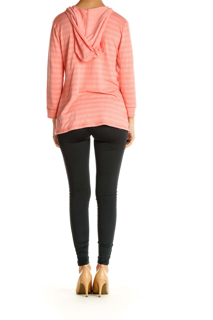 Pink Striped All Day Wear T-Shirt