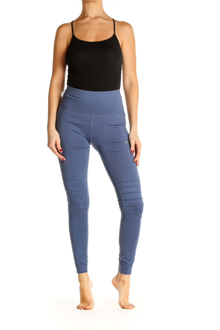 Blue All Day Wear Leggings