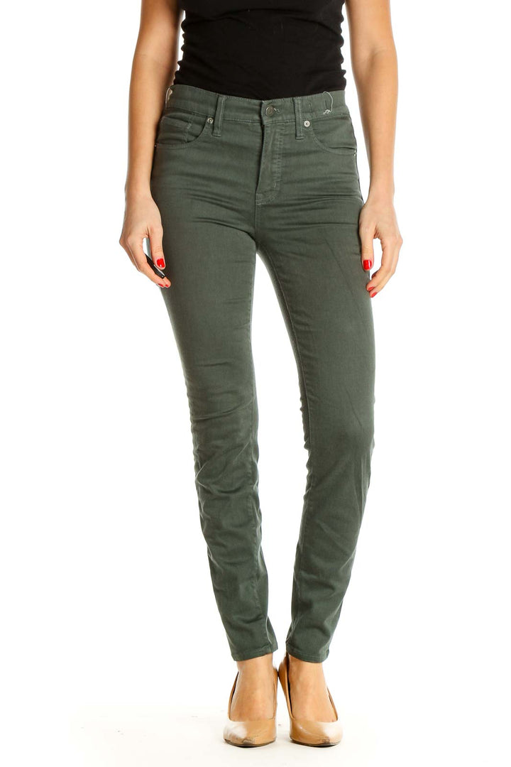 Green Skinny Jeans