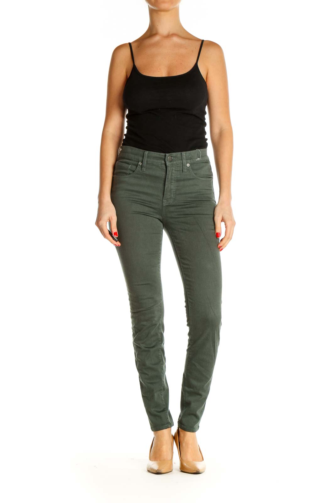 Green Skinny Jeans