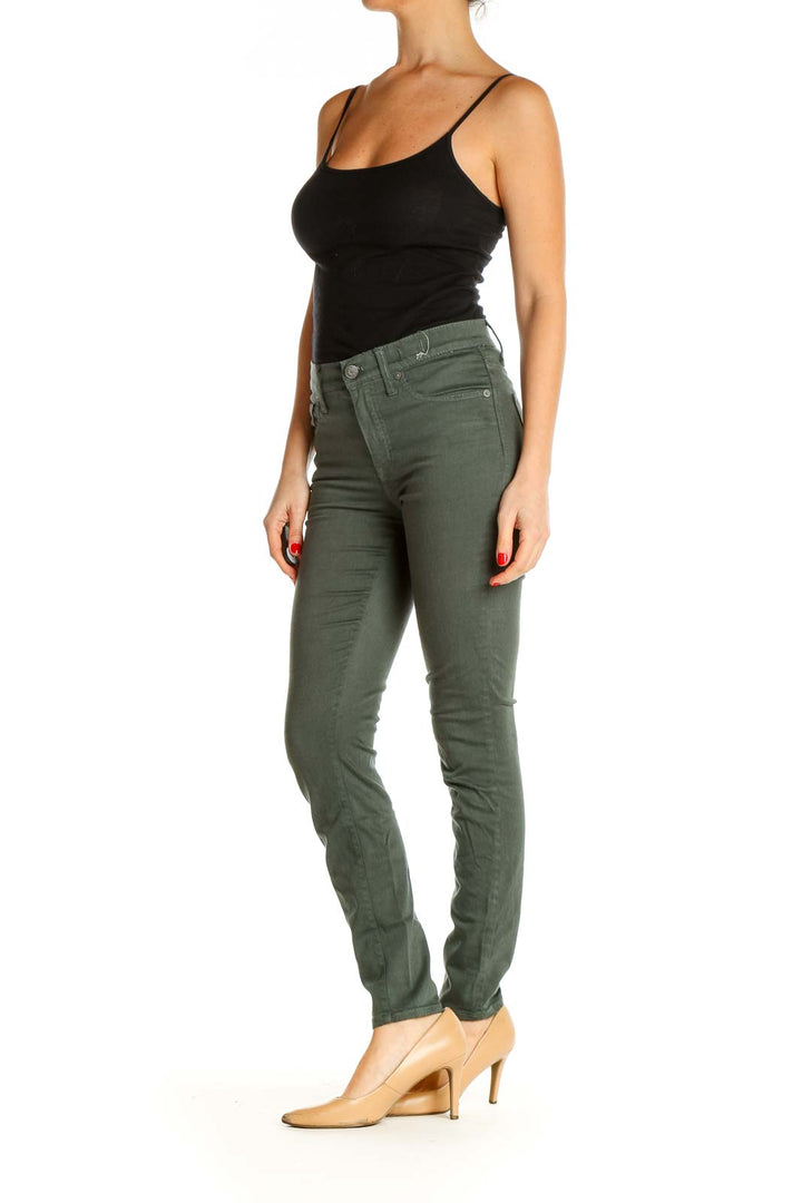 Green Skinny Jeans