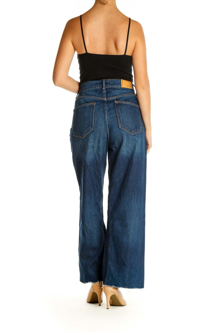 Blue Wide Leg Jeans