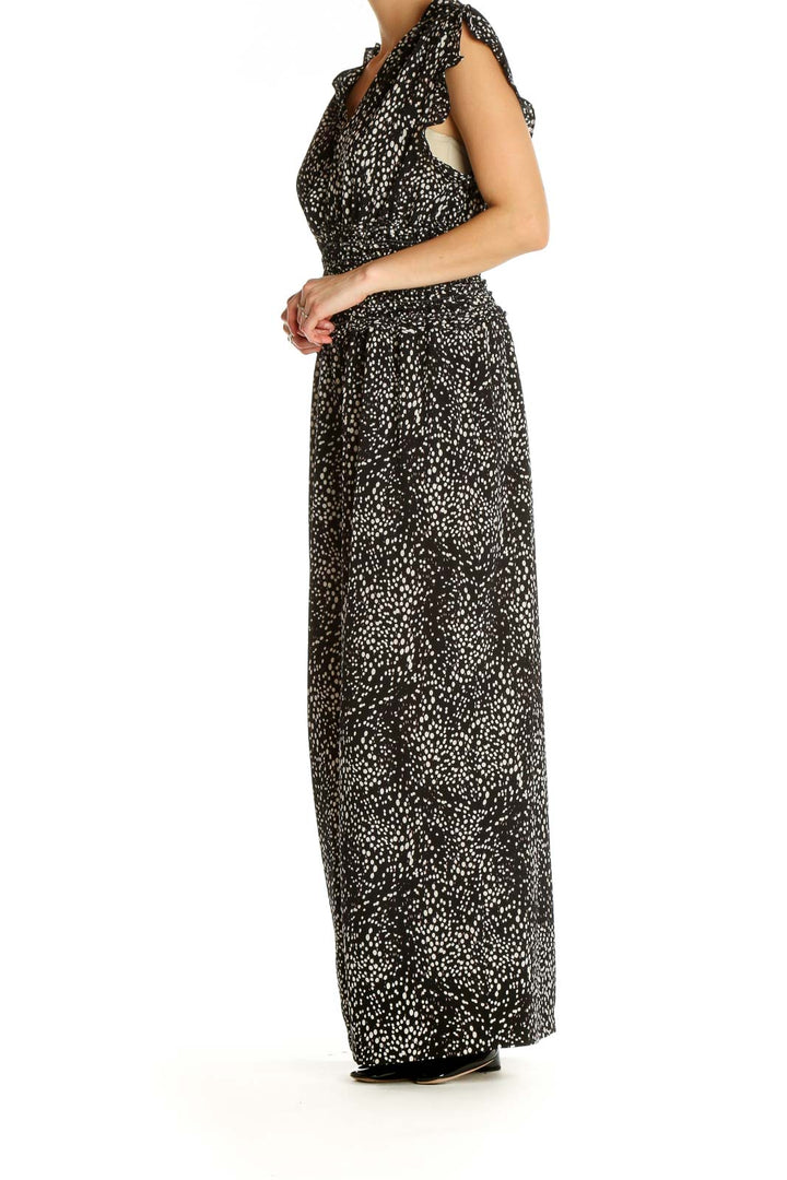 Black Printed Jumpsuit