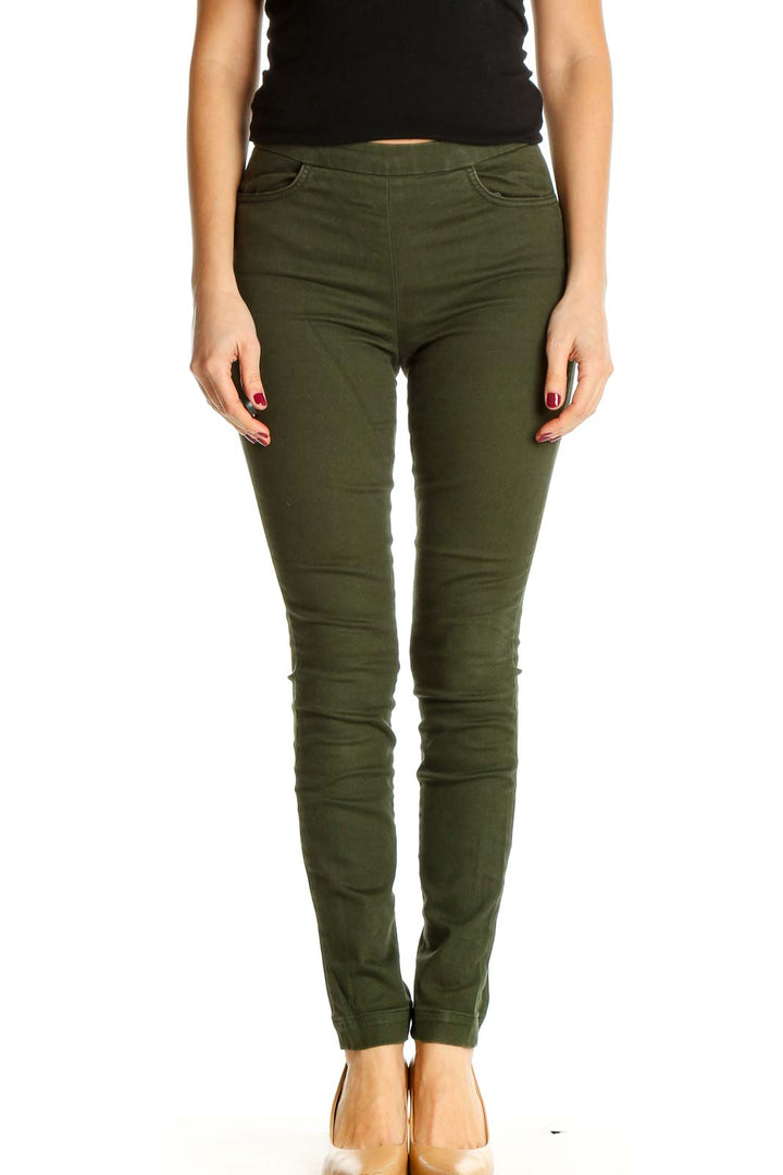 Green Skinny Jeans