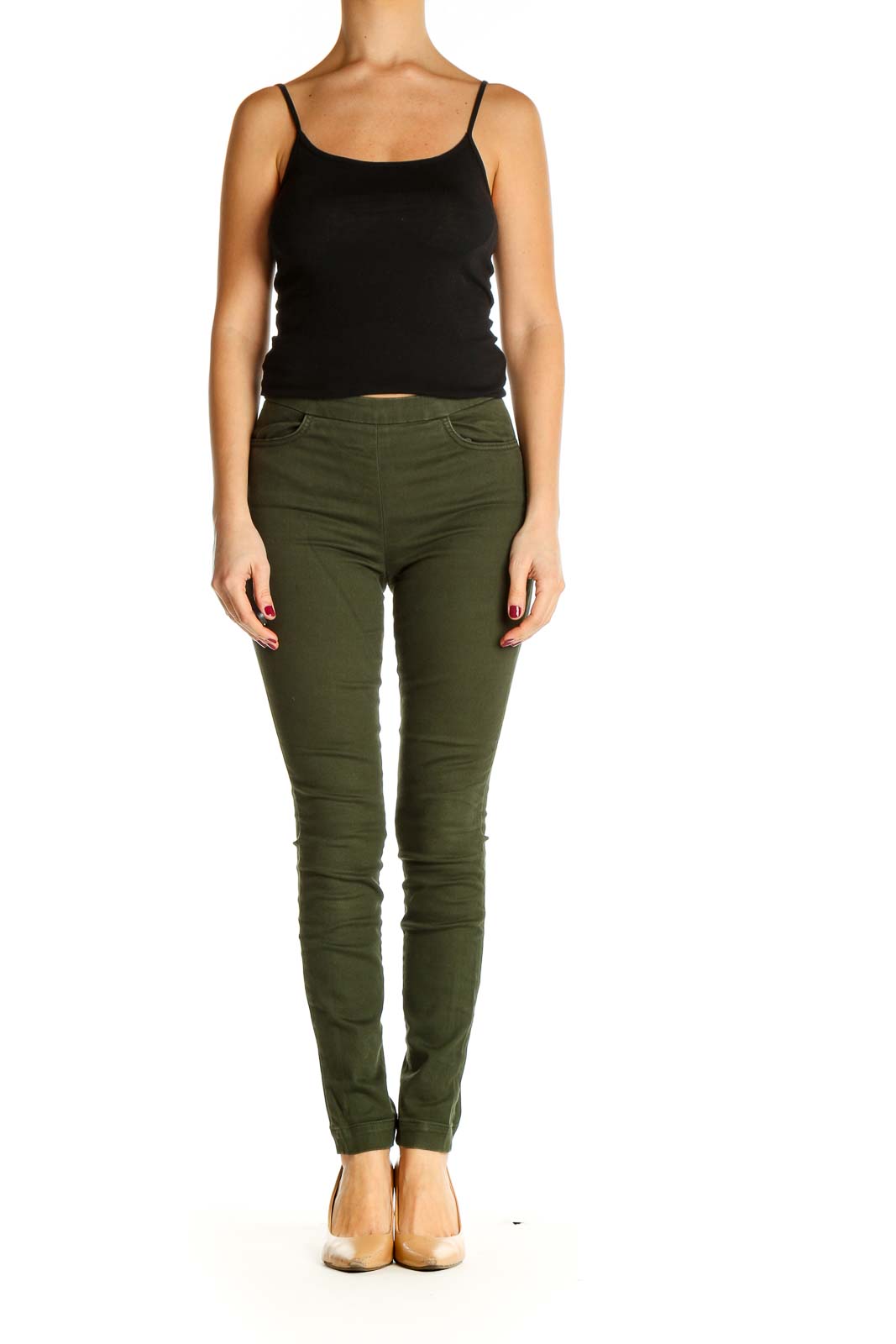 Green Skinny Jeans