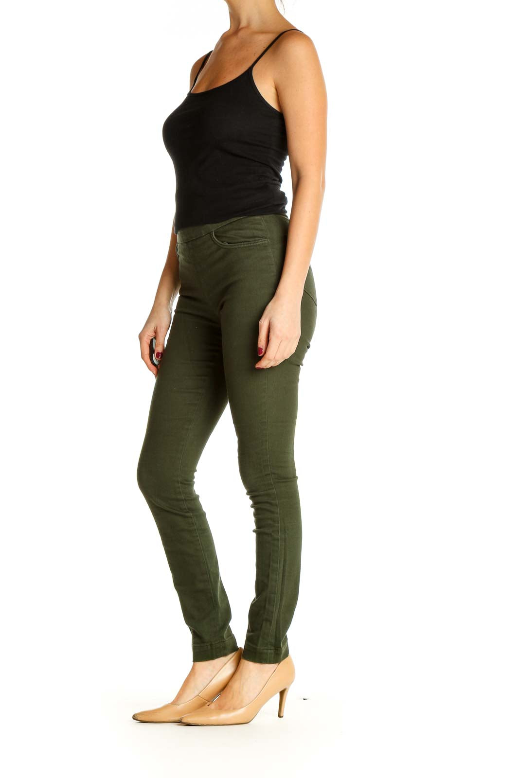 Green Skinny Jeans