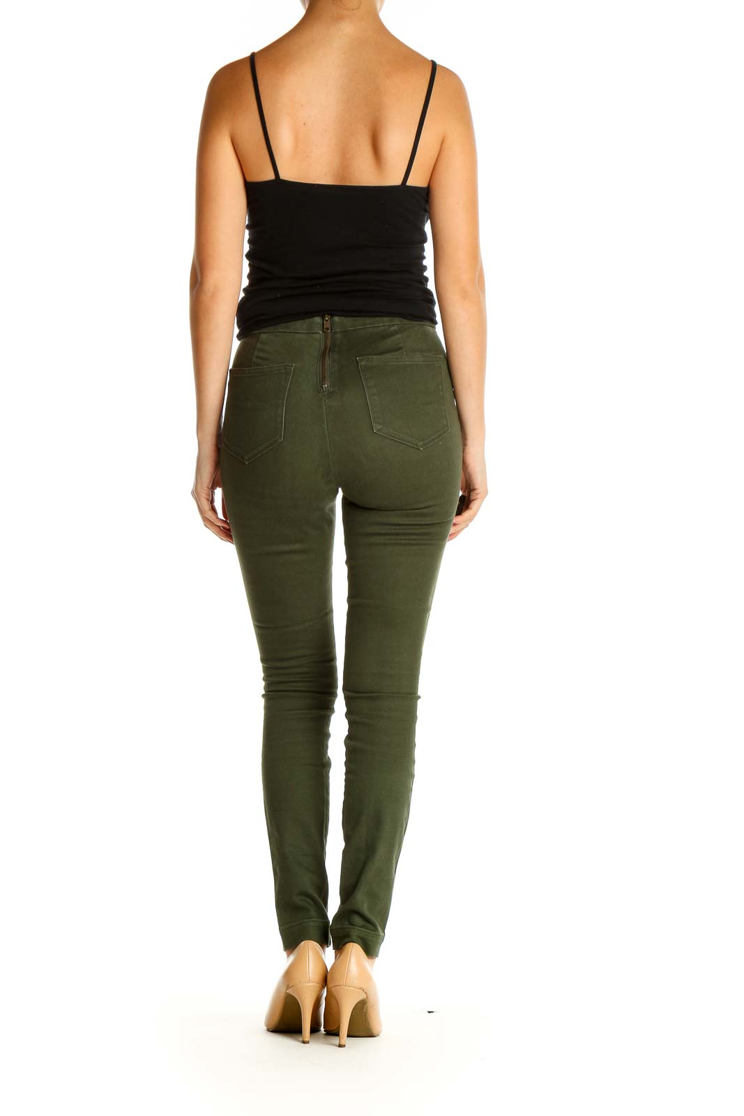 Green Skinny Jeans