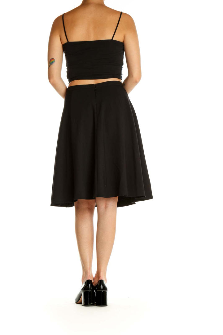 Black Classic A-Line Skirt