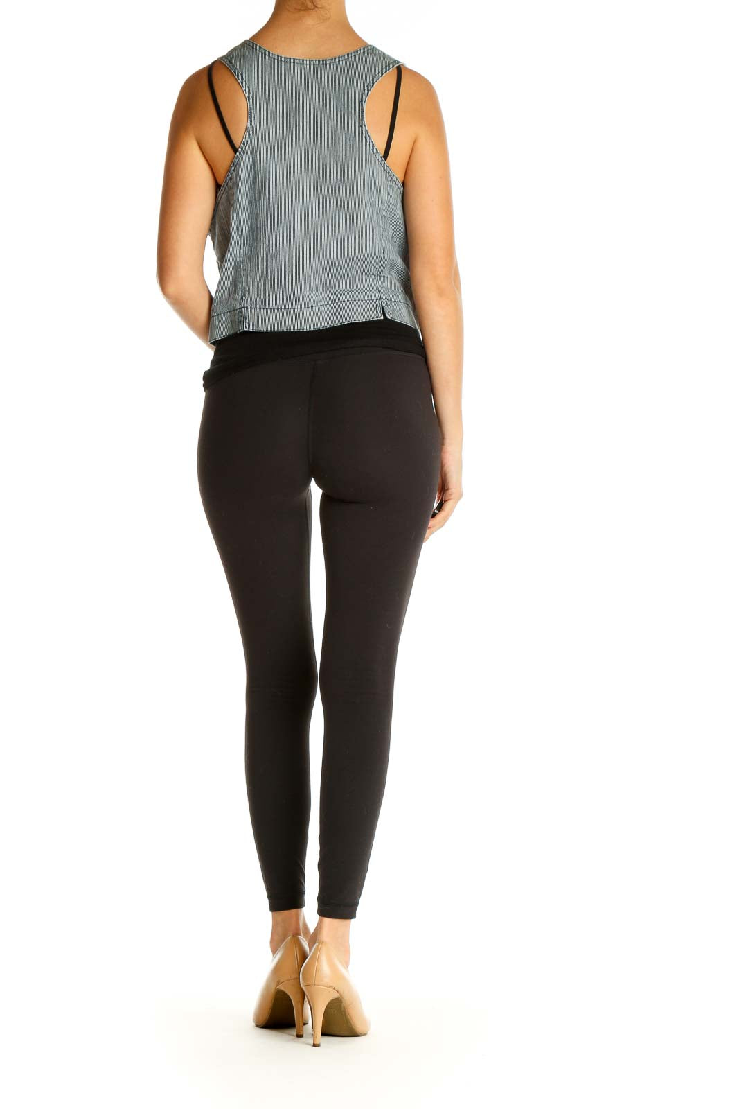 Black Solid All Day Wear Leggings