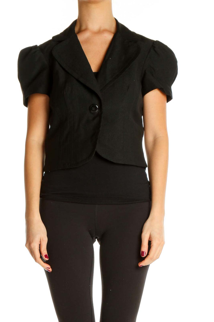 Black Solid All Day Wear Shirt