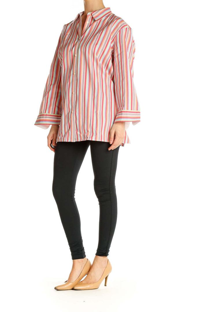 Pink Striped All Day Wear Shirt