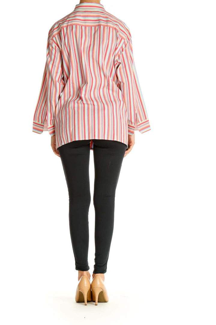 Pink Striped All Day Wear Shirt