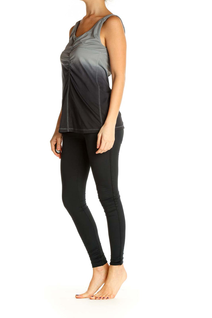 Black Solid Chic Tank Top