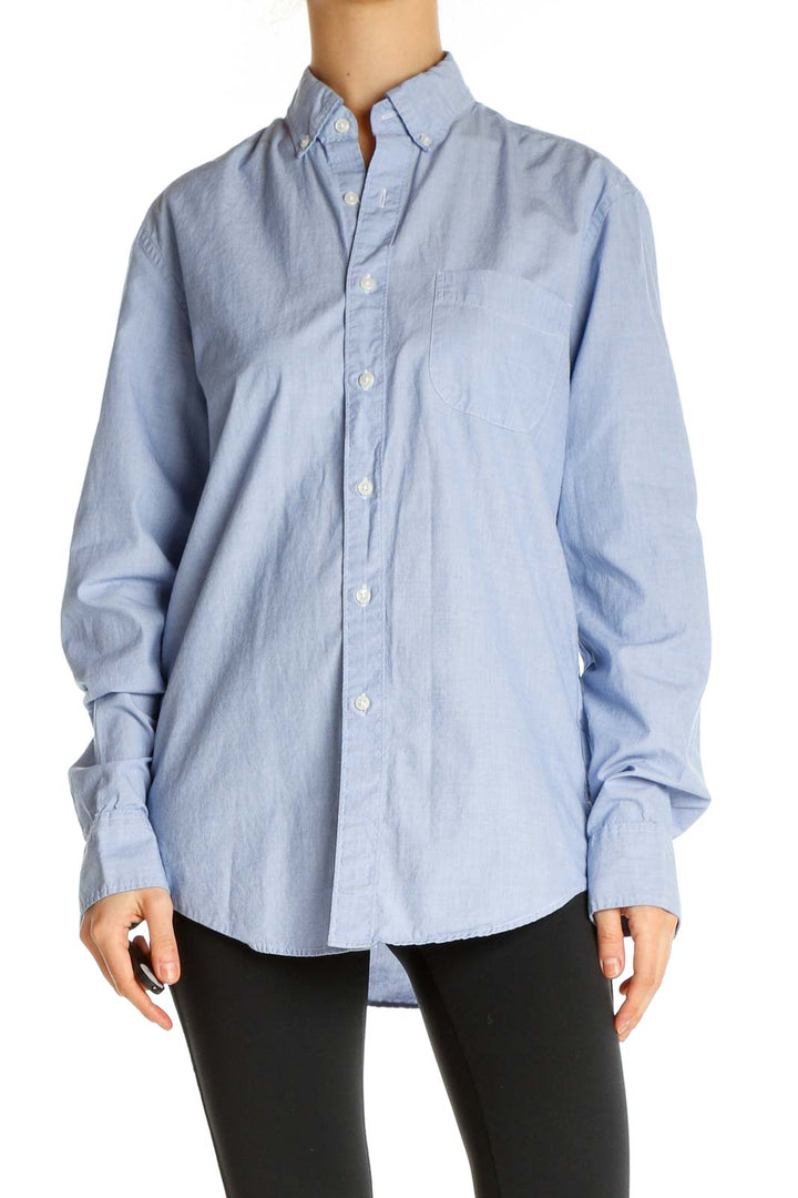 Blue Solid All Day Wear Shirt