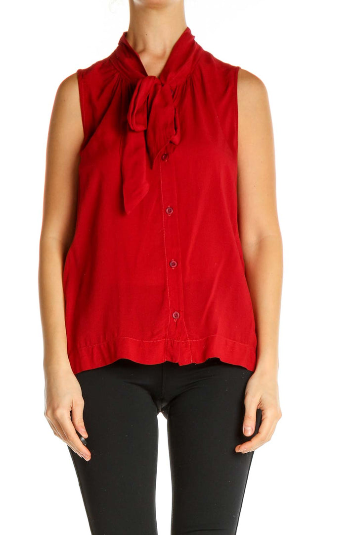 Red Solid All Day Wear Shirt