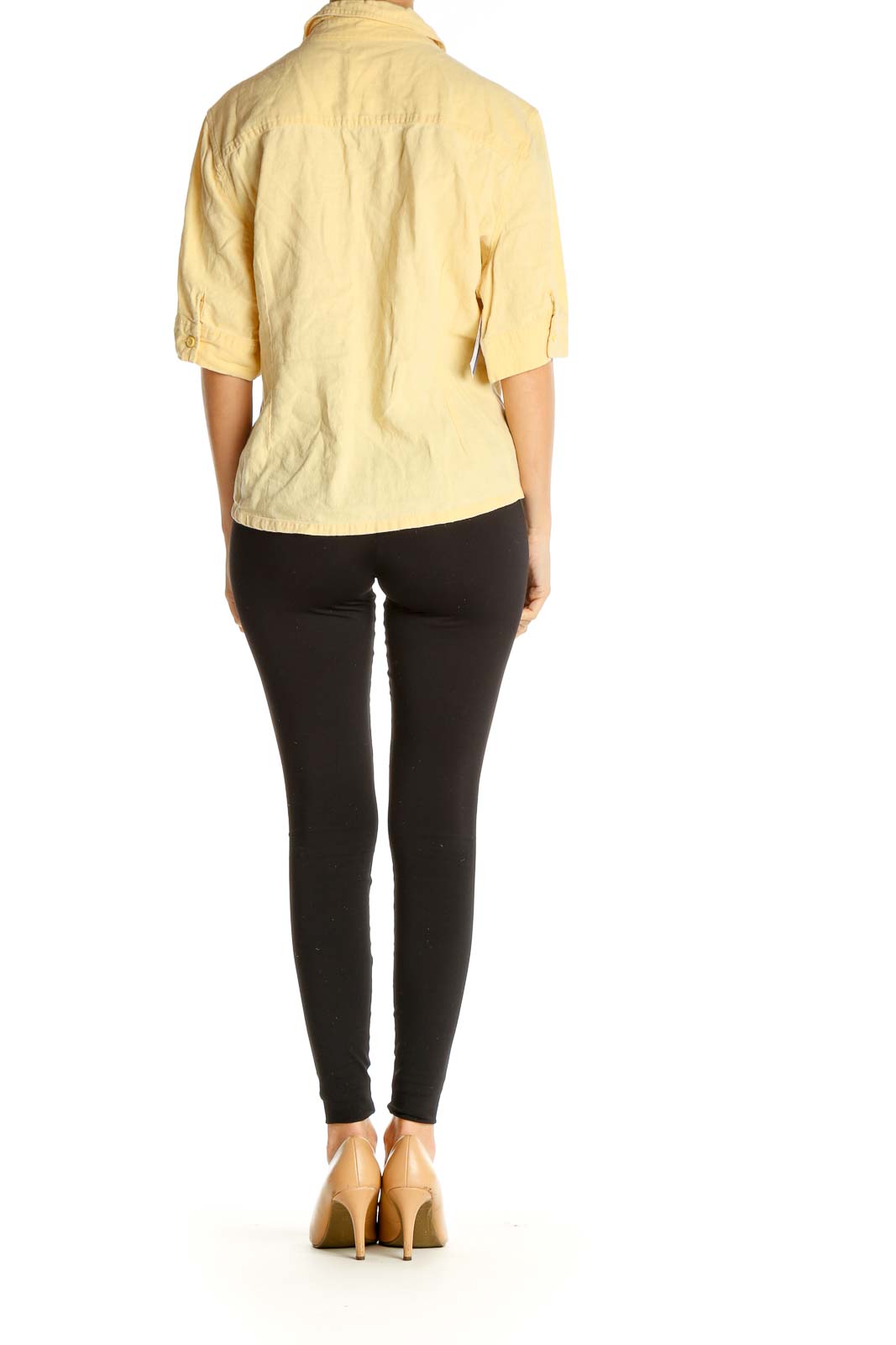 Yellow Solid All Day Wear Shirt