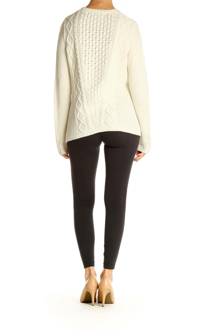 Beige All Day Wear Sweater