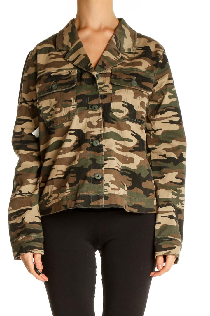 Beige Military Jacket