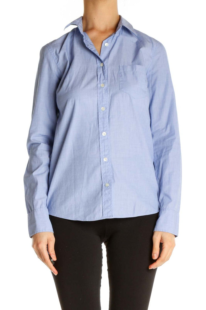 Blue Solid All Day Wear Shirt