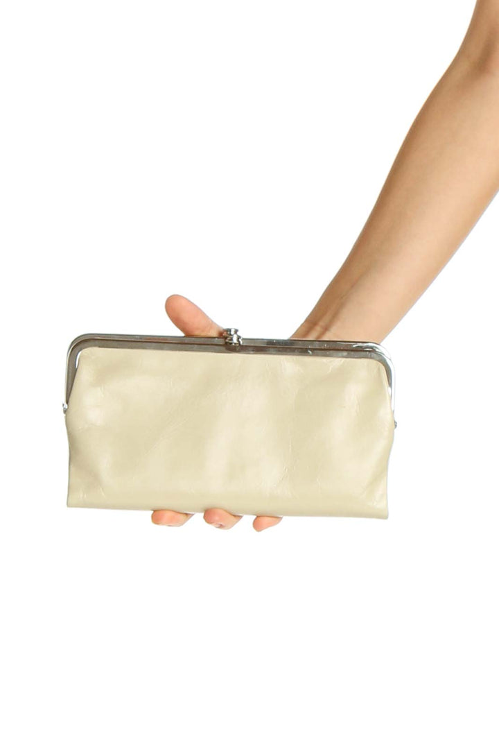 Beige Clutch Bag