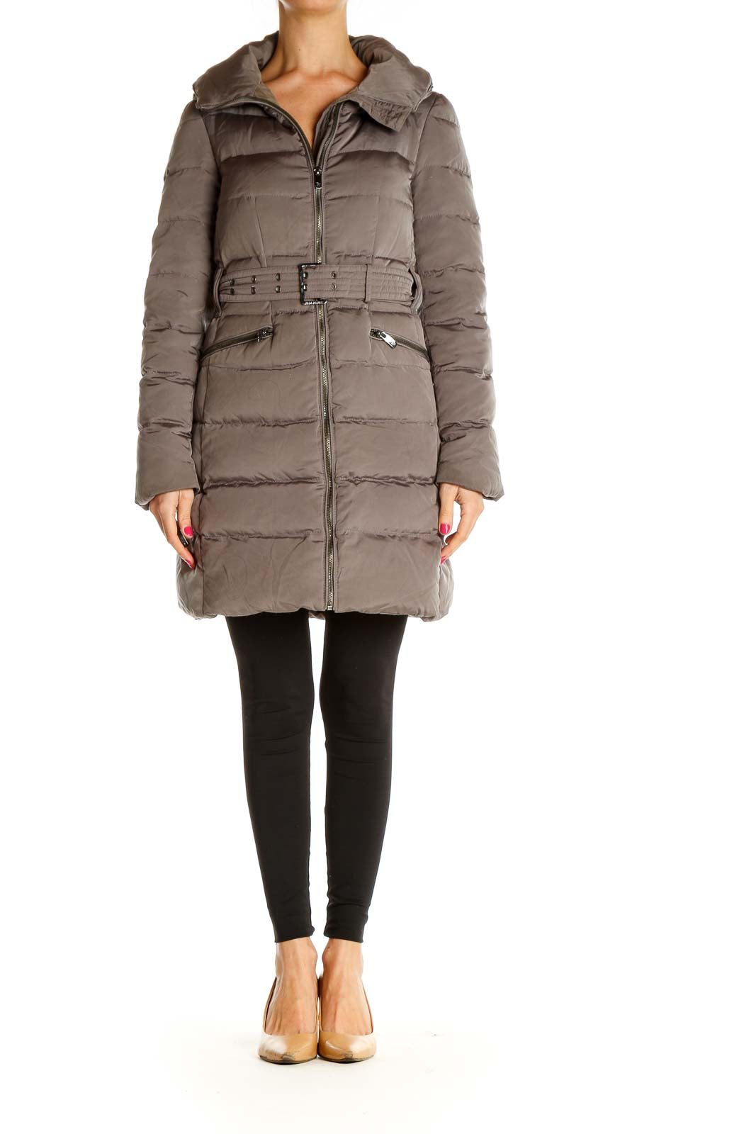 Gray Puffer Coat